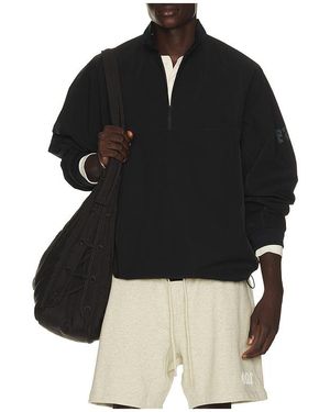 Fear Of God Half Zip Track Jacket - Black