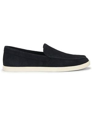Vince Sonoma Suede Loafer - Black