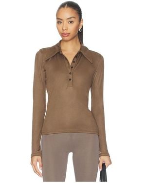 Citizens of Humanity Shaea Polo Shirt - Brown