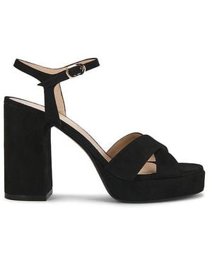 Stuart Weitzman Dayna Platform Sandal - Black
