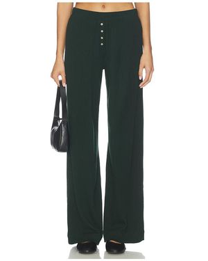 Leset Pointelle Boxer Pant - Green