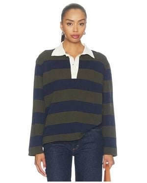 The Great The Academy Polo Sweater - Blue