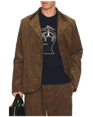 Brain Dead Brooks Brothers California Suit Jacket - Brown