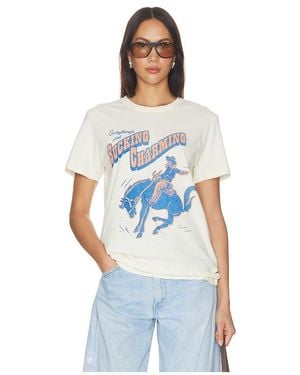 Junk Food Bucking Charming Tee - White