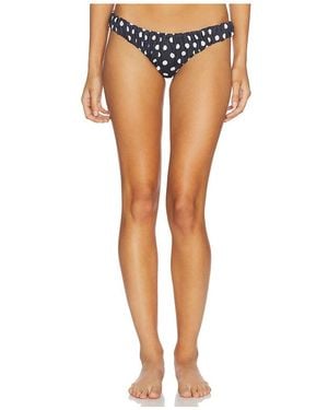 Caroline Constas Dorit Ruched Bikini Bottom - Blue