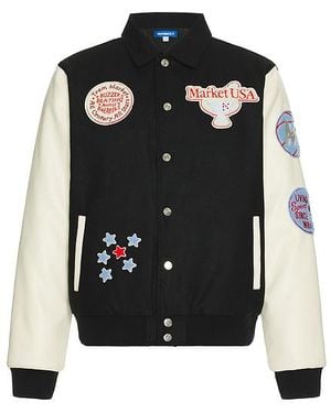 Market 1990 Varsity Jacket - Black