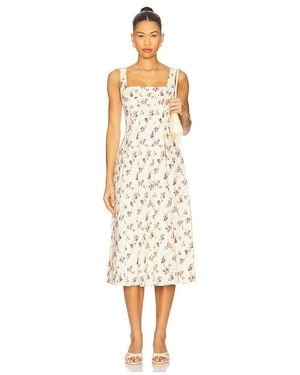 WeWoreWhat Midikleid Mit Korsett Und Falten - Weiß