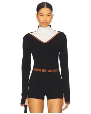 SIR. Sebastiano Zip Top - Black