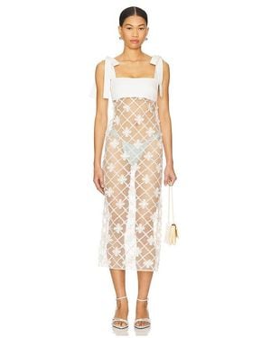 Siedres Kleid Tallula - Weiß