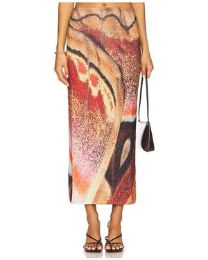 Feners Tu X Mi Skirt - Orange