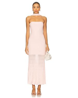 Lovers + Friends Kelly Pleated Knit Dress - White