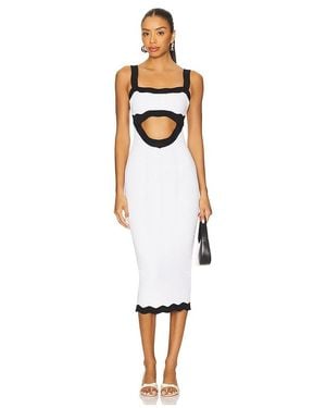 retroféte Wynra Knit Dress - White