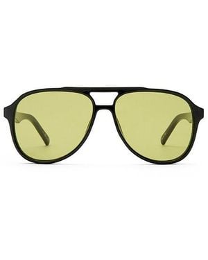 Le Specs Tragic Magic Sunglasses - Green