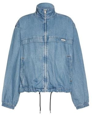 Calvin Klein Windbreaker Denim - Blau