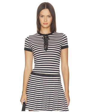 Fleur du Mal Body Rugby Lace Up En & Talla (También En M, S, Xs) - Negro