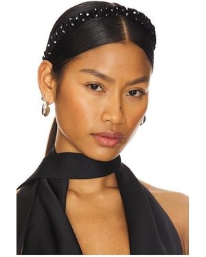 Lele Sadoughi Jessie Crystal Embellished ヘッドバンド - ブラック