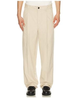 Obey Dean Pleated Pant - Natural