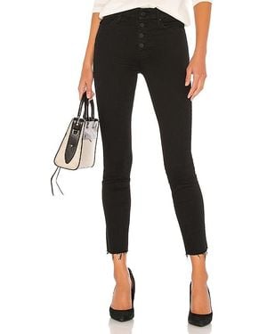 Mother The Pixie Ankle Fray. Size 28, 29, 31. - Black
