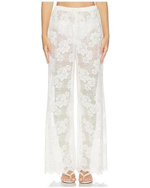 KAT THE LABEL Florence Pant - White