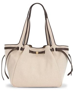 Tory Burch Romy Canvas Tote - Natural
