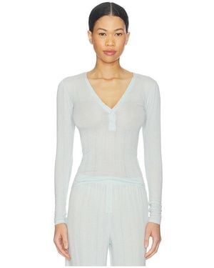 Negative Underwear Whipped Henley - White