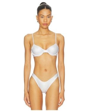 FAE Gigi Bikini Top - Metallic