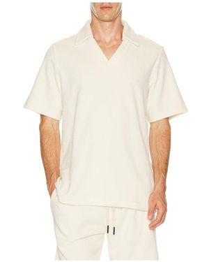 Oas Camisa Serif En Color Crema Talla (También En M, S) - Blanco