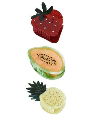 Frasier Sterling Haarspangen-Set Sugarfruit - Weiß