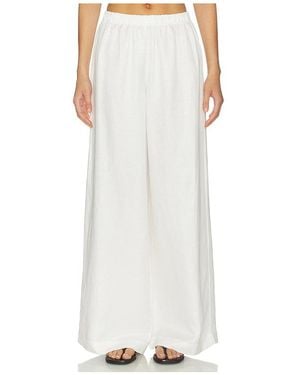 Anine Bing Roslyn Pant - White