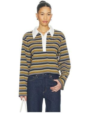Madison The Label X Revolve Ryland Rugby Top - Blue