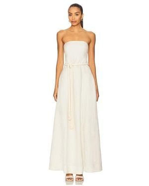 LPA Everli Maxi Dress - White