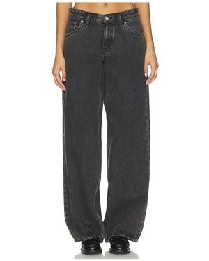 Dr. Denim Hill Wide Leg Jeans - Black