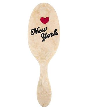 Solar Eclipse Cepillo De Pelo I Love New York Amazing Hair Day Brush En Color Belleza: Na Talla - Blanco