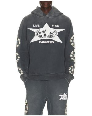 Barriers Worldwide Cowrie Shell Hoodie - Grey