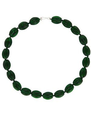 Heaven Mayhem Collar Isla En Color Verde Oscuro Talla - Negro