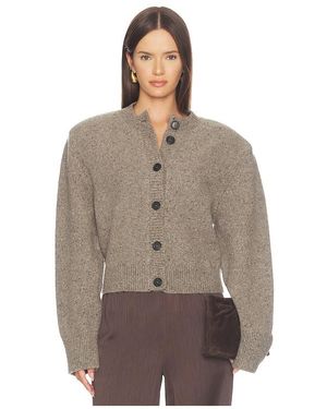 Rohe Statement Mouline Cardigan - Brown