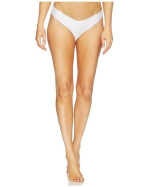 Commando Cotton Thong - White