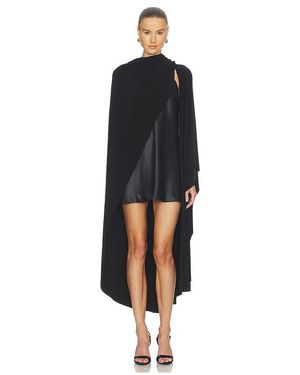 Norma Kamali Envolvente Shawl En Color Negro Talla (También En Xs/S)