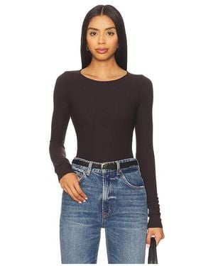 geel Amina Top - Black