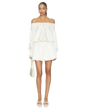 Line & Dot Nicolo Mini Dress - White