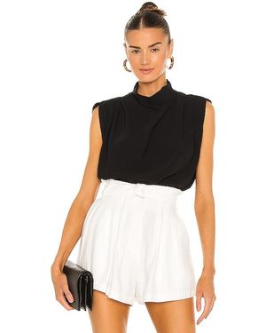 Amanda Uprichard Sleeveless Fabienne Top - Black