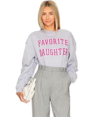 FAVORITE DAUGHTER Sweatshirt Collegiate - Weiß