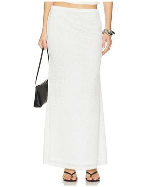 Runaway the Label Orlean Maxi Skirt - White