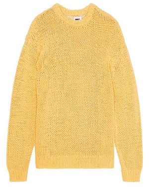 Obey Phim Tape Yarn Jumper - Yellow
