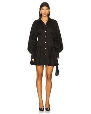 Aje. Alexa Long Sleeve Mini Dress - Black