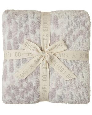 Barefoot Dreams Poncho Cozychic Snakeskin Throw En Color Crema Talla - Blanco