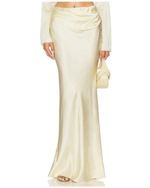 Camila Coelho Enza Maxi Skirt - Natural