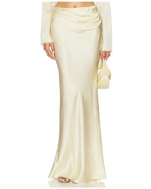 Camila Coelho Enza Maxi Skirt - Natural