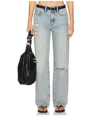 Triarchy Birkin Mid Rise Straight Leg - Blue