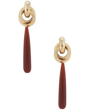 Lelet Nala Knot Stone Earrings - White